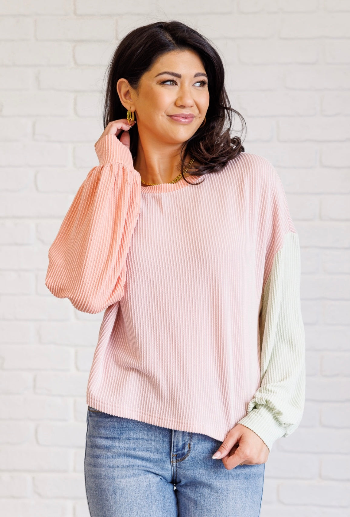 Best Shot Colorblock Top