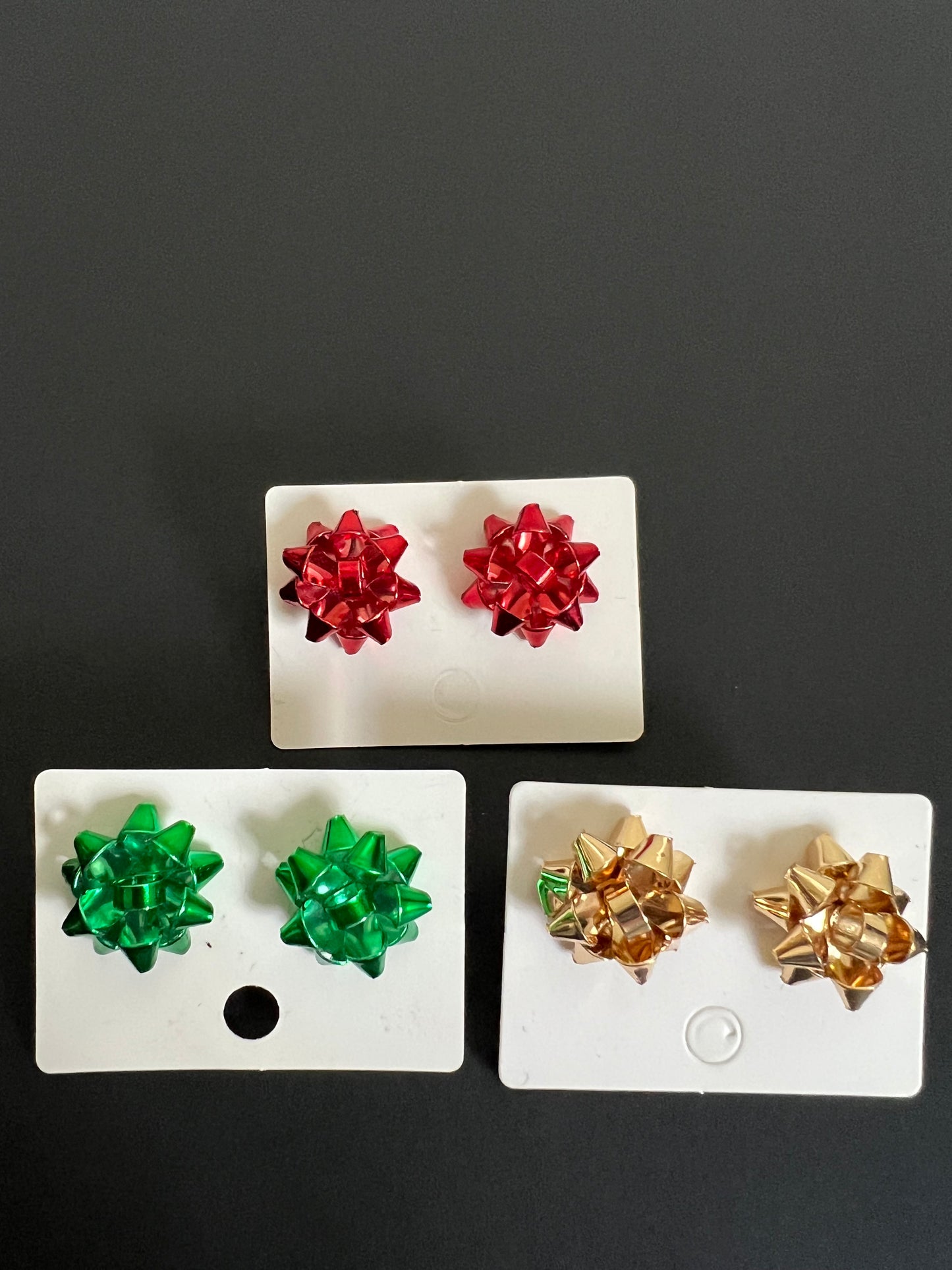 Gift Bow Studs
