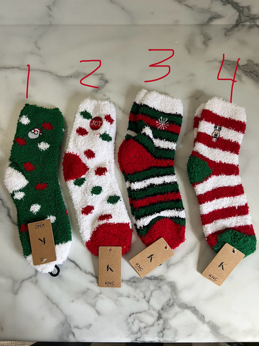 Christmas Fuzzy Socks