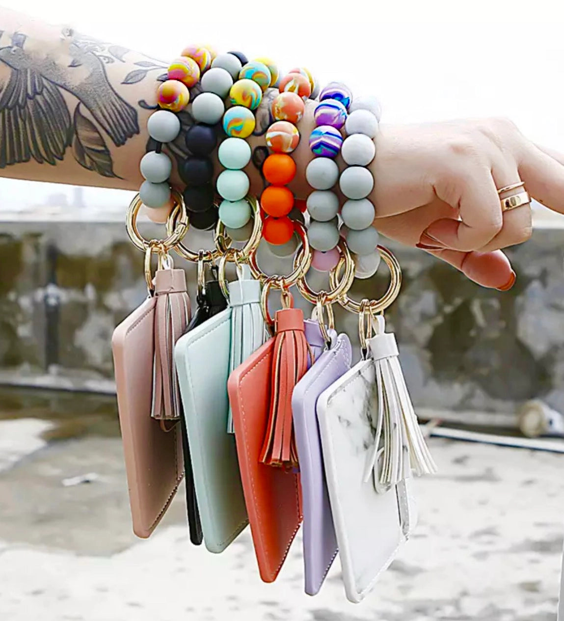 Wallet Wristlet Keychain